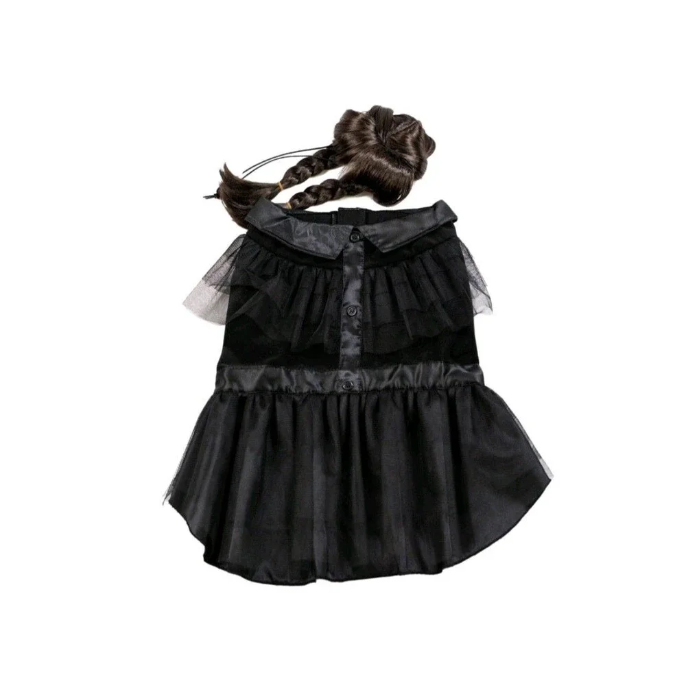 Vibrant Life Gothic Witch Dog/Pet Halloween Costume Wig & Outfit L (50-90Lbs)